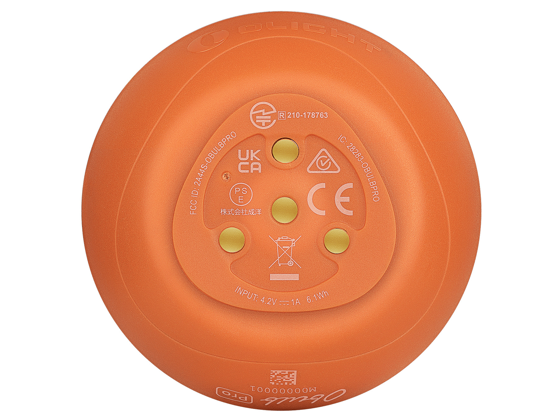 Olight Olight - Campinglamp Obulb PRO - Orange - Max 240 Lumen
