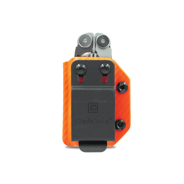 Clip & Carry Clip & Carry - Kydex Sheath - CF-Orange - Wave+