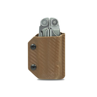Clip & Carry Kydex -Scheide - cf -Brown - Welle+