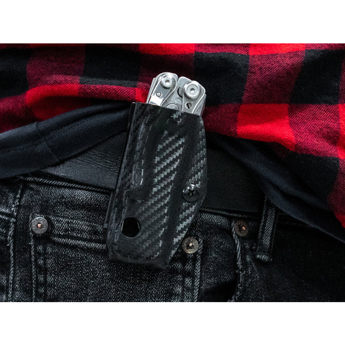 Clip & Carry Clip & Carry - Kydex Sheath - CF -Black - Skeletool