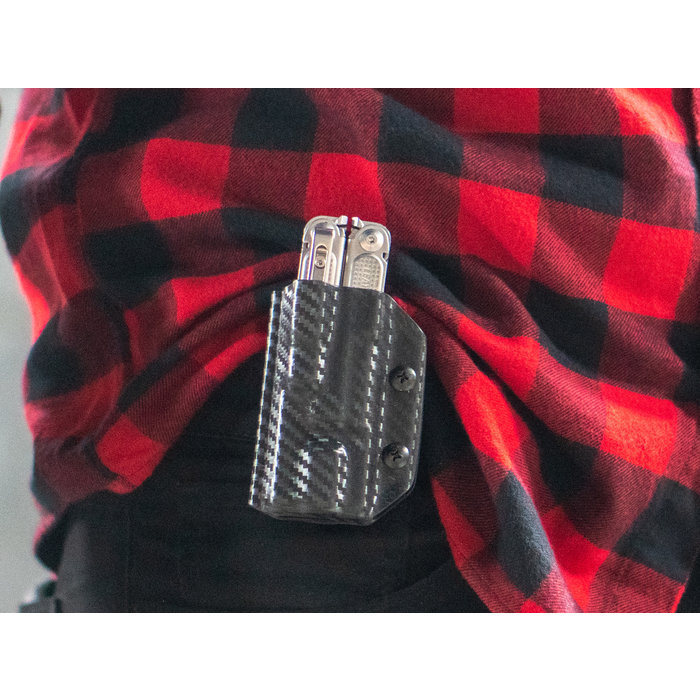 Clip & Carry Clip & Carry - Kydex Sheath - CF -Black - Free P2