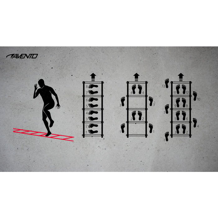 Avento® Avento® - Trainingsleiter •  4 Meter • Orange