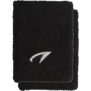 Avento® Sport Handgelenk Schweißband • Paar • Schwarz