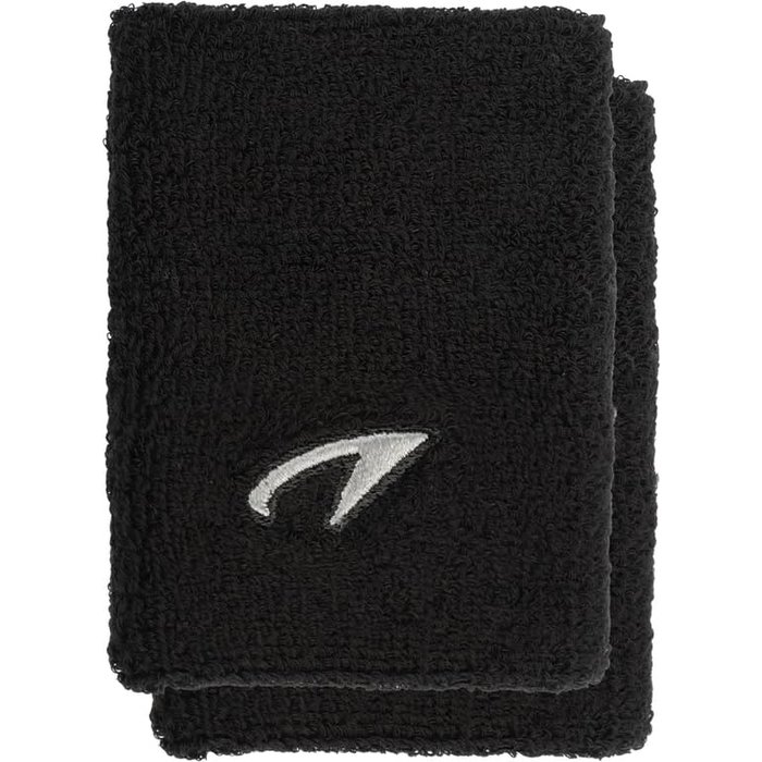 Avento® Avento® - Sports Wrist Sweatband • Pair • Black