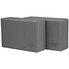Avento® Yoga Block set of 2 • FOAM • Gray