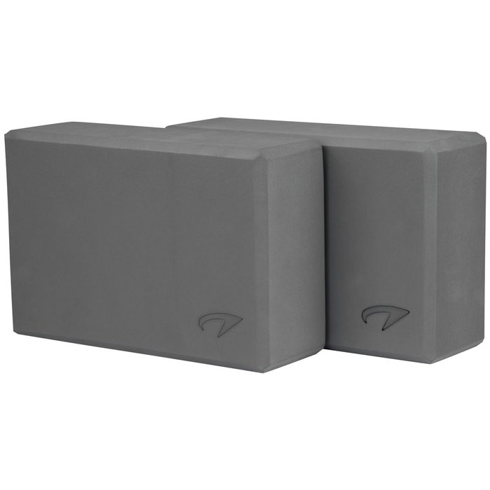 Avento® Avento® - Yoga -Block Set von 2 • FOAM • Grau