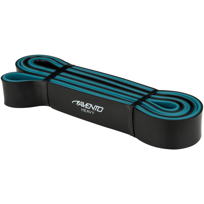 Avento® Avento® - Latex de la forme de fitness • HEAVY • Noir/Bleu