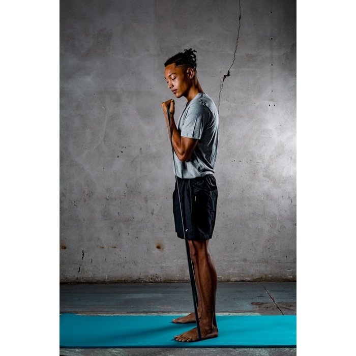 Avento® Avento® - Fitness Powerband Latex • MEDIUM • Gray/Black