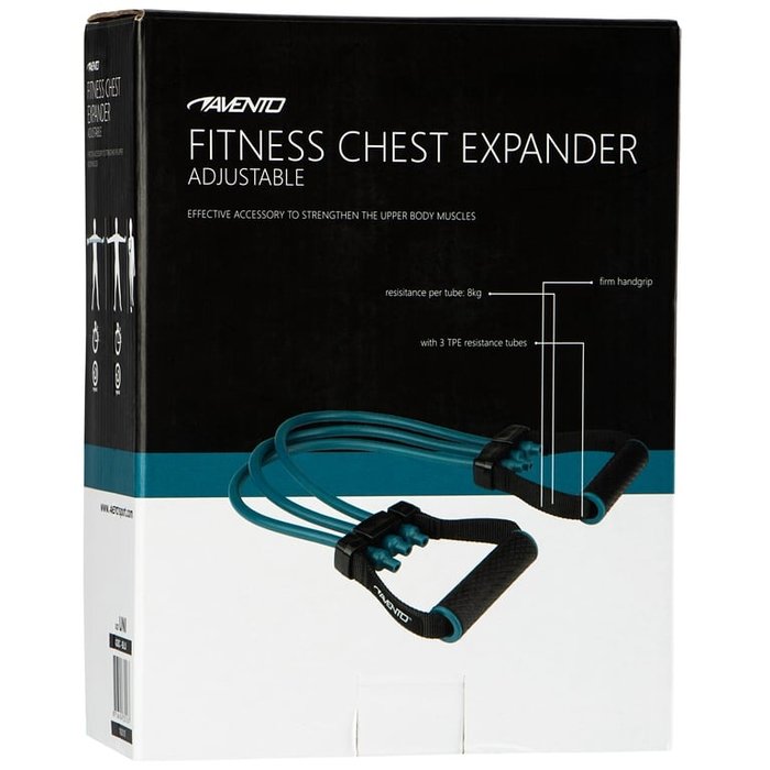 Avento® Avento® - Fitness Chest Expander • Adjustable • Blue
