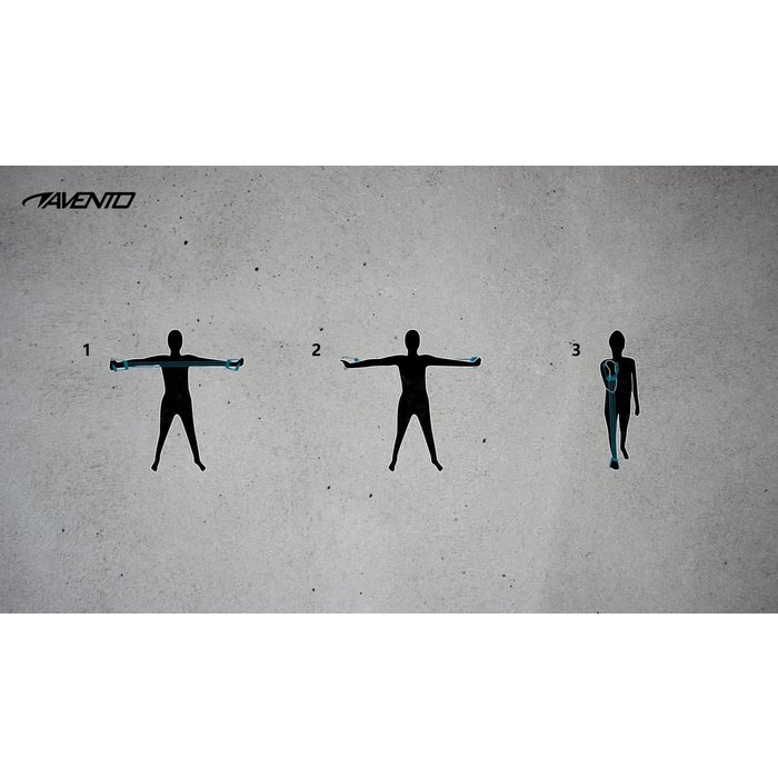 Avento® Avento® - Fitness Chest Expander • Adjustable • Blue