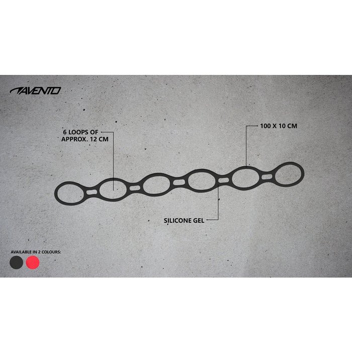 Avento® Avento® - Fitness Expander Band • HELIX • Zwart