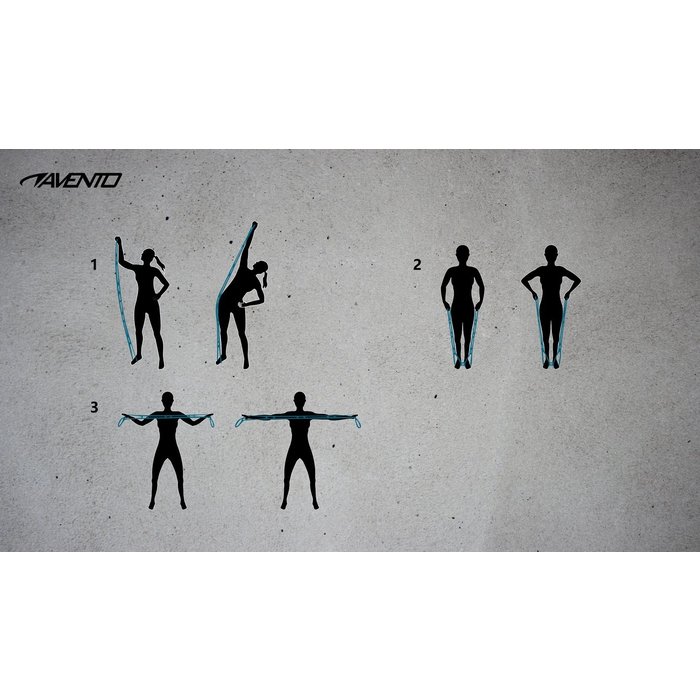 Avento® Avento® - Fitness Expander Band • HELIX • Noir