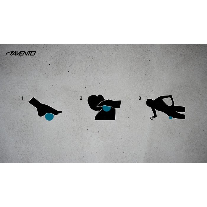 Avento® Avento® - Massage Ballen Set van 3 • Ø 5.0 CM • Multi