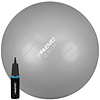 Avento® Fitness/Gymball + Pump • Ø 65CM • Silver