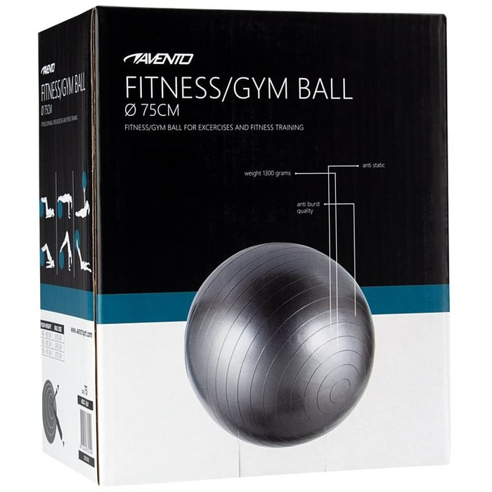 Avento® Avento® - Fitness/Gymbal • Ø 75 CM • Zilver