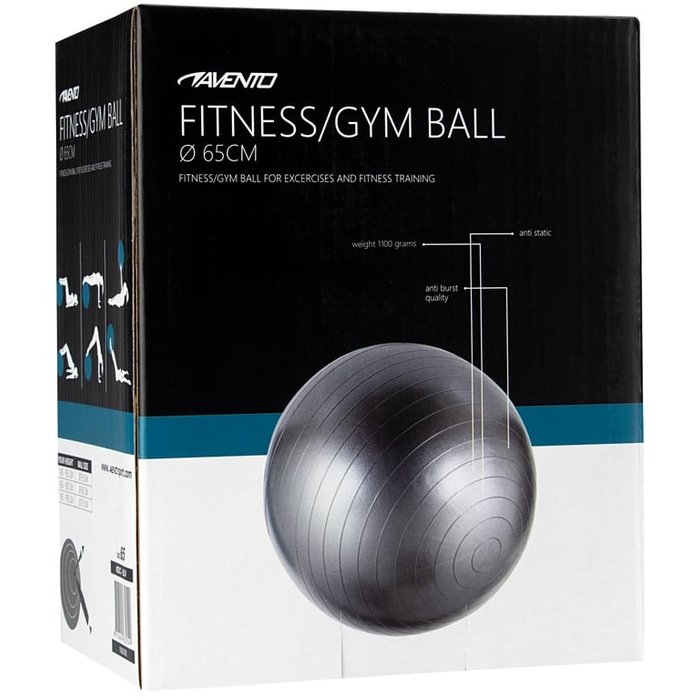 Avento® Avento® - Fitness/Gymball • Ø 65 CM • Silber