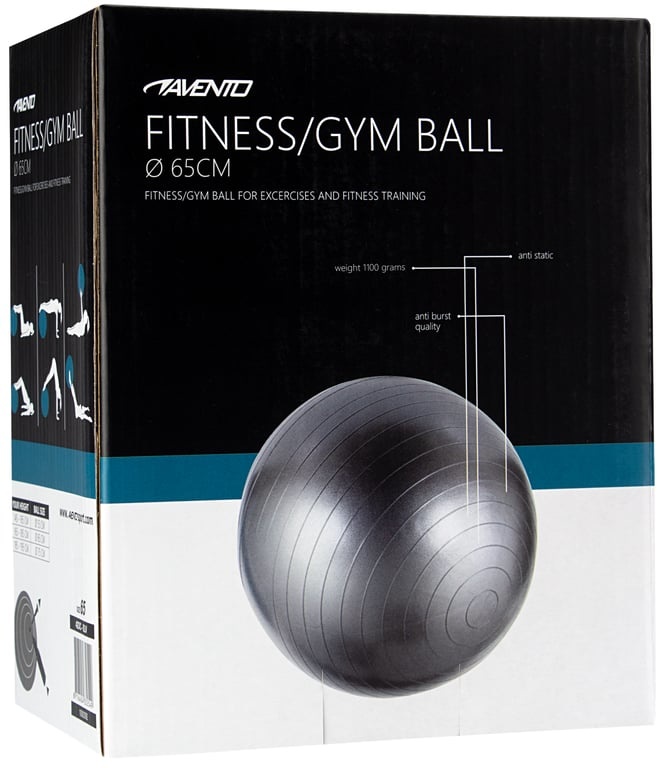 Avento® Avento® - Fitness/Gymball • Ø 65 CM • Silver