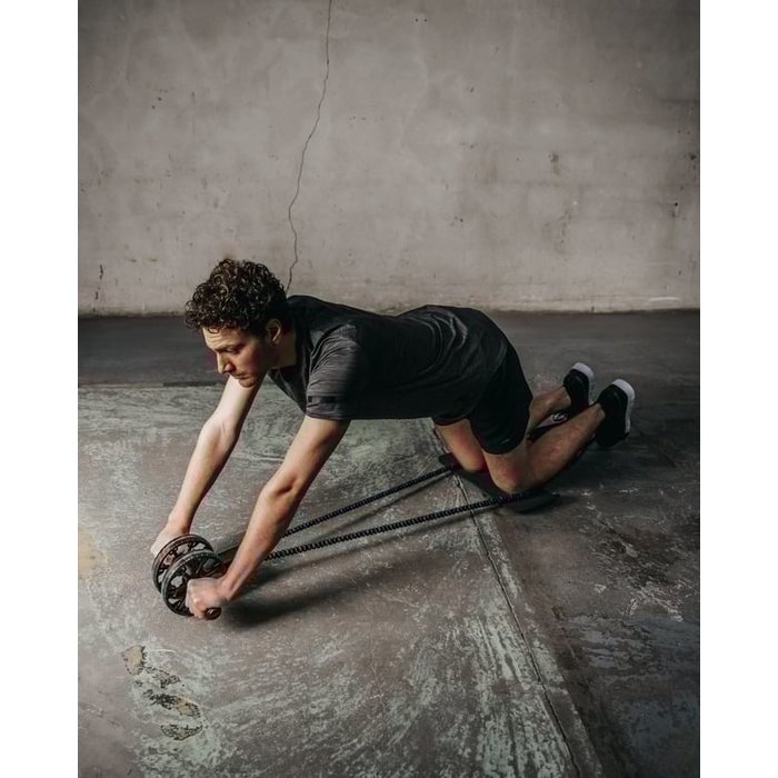 Avento® Avento® - Power AB-Roller + Resistance bands • HEAVY DUTY • Black/Blue