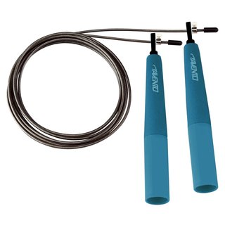 Avento® Corde à sauter Acier • SPEED GRIP • Bleu