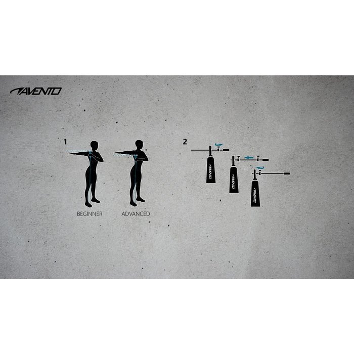 Avento® Avento® - Jump rope steel • SPEED GRIP • Blue