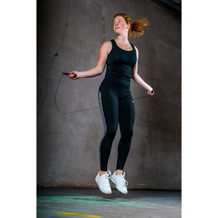 Avento® Avento® - Springseil Stahl • SPEED GRIP • Schwarz