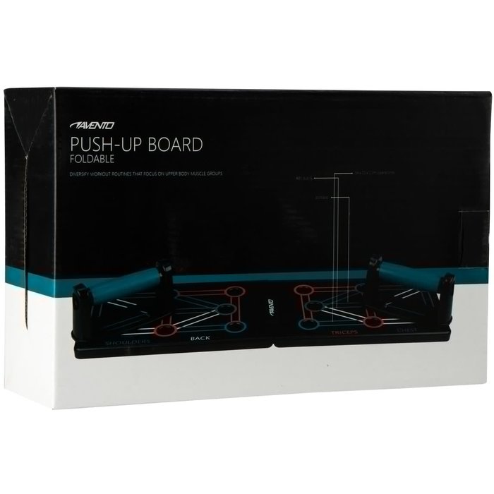 Avento® Avento® - Push-Up Board • Foldable • Black