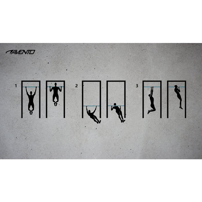 Avento® Avento® - Deurpost Trainingsstang • Zwart