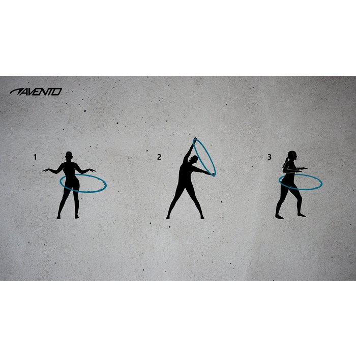 Avento® Avento® - Fitness Hoelahoop Foam • 1.5 KG • Blue/Gray
