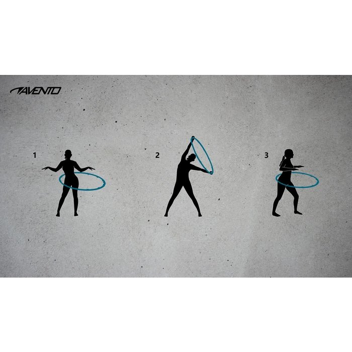 Avento® Avento® - Fitness Hoelahoop Foam • 1.2 KG • Rose/Gris