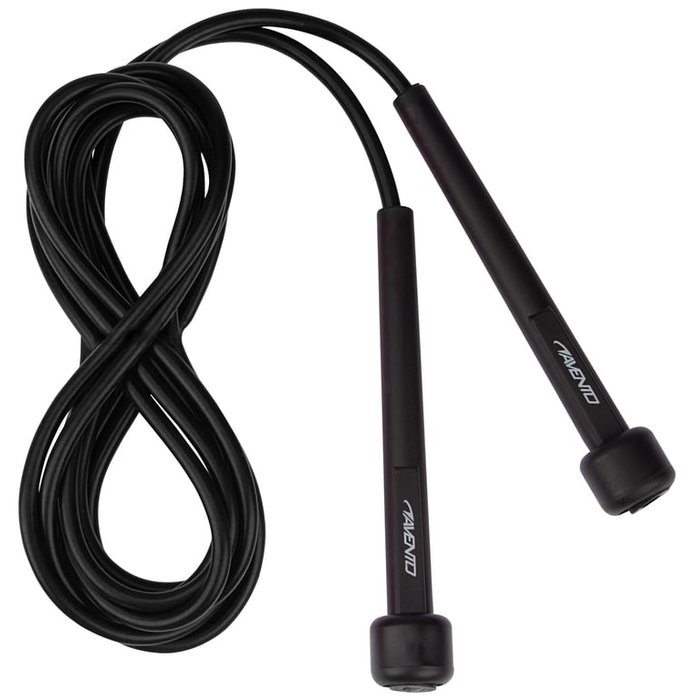 Avento® Avento® - Springtouw Basic • SLIM GRIP • Zwart