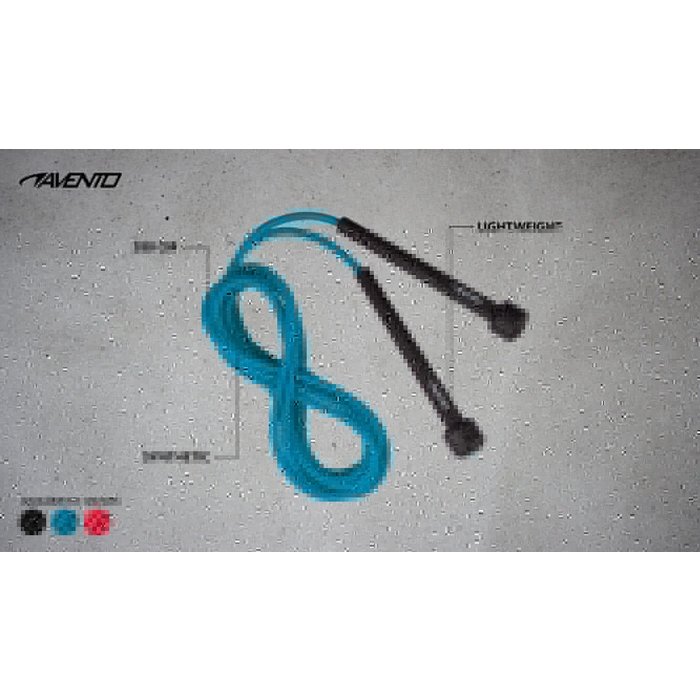 Avento® Avento® - Springtouw Basic • SLIM GRIP • Zwart
