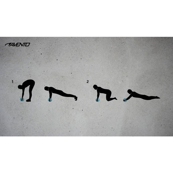 Avento® Avento® - Power AB-Roller • Noir/Bleu