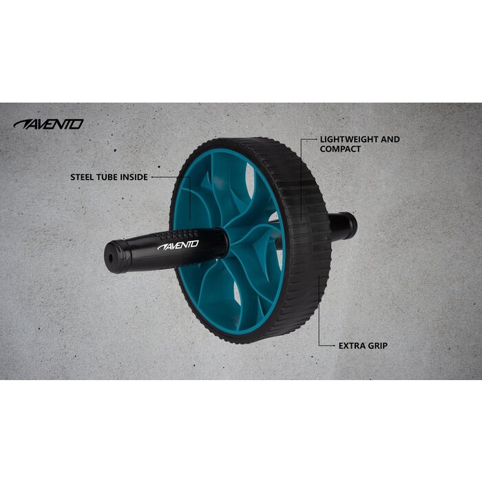 Avento® Avento® - Power Ab-Roller • Zwart/Blauw