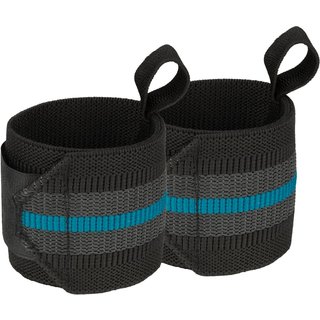Avento® Wrist Wraps • Paire • Noir/Bleu