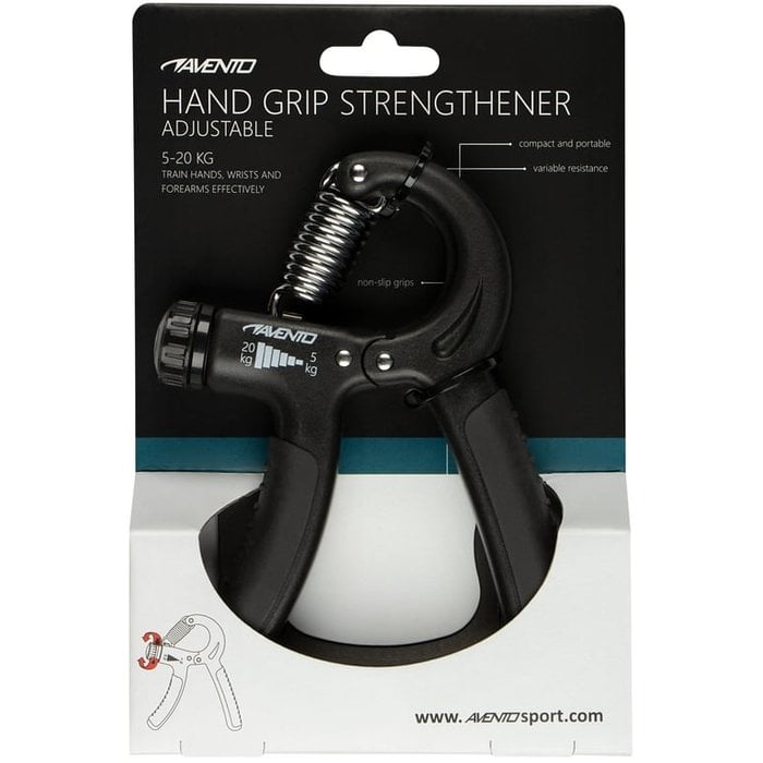 Avento® Avento® - HHand squeezer Adjustable • 5-20 KG • Black/Gray