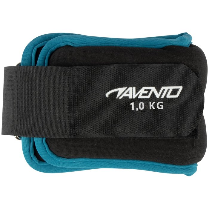 Avento® Avento® - Poignet/cheville en néoprène • 2X 1.0 KG • Noir/Bleu
