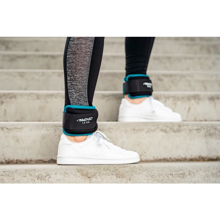 Avento® Avento® - Wrist/Ankle Weight Neoprene • 2X 1.0 KG • Black/Blue
