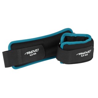 Avento® Wrist/Ankle Weight Neoprene • 2X 0.5 KG • Black/Blue