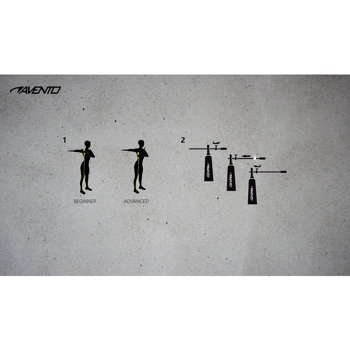 Avento® Avento® - Boks Springtouw • ALU GRIP • Zwart