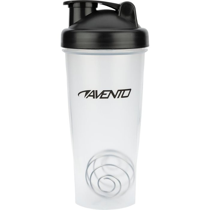 Avento® Avento® - Shakebeker • 0.6 LITER • Transparant/Zwart