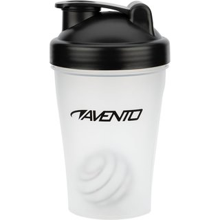 Avento® Shakebeker • 0.4 LITER • Transparent/Black