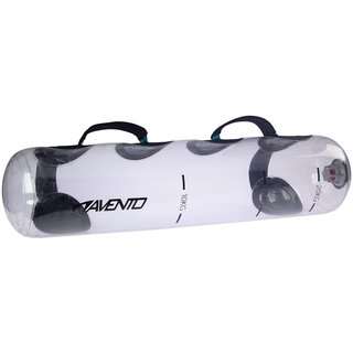 Avento® Wassersack Multitrainer aufblasbar • TUBE 20 L /20 KG • Transparent/Schwarz