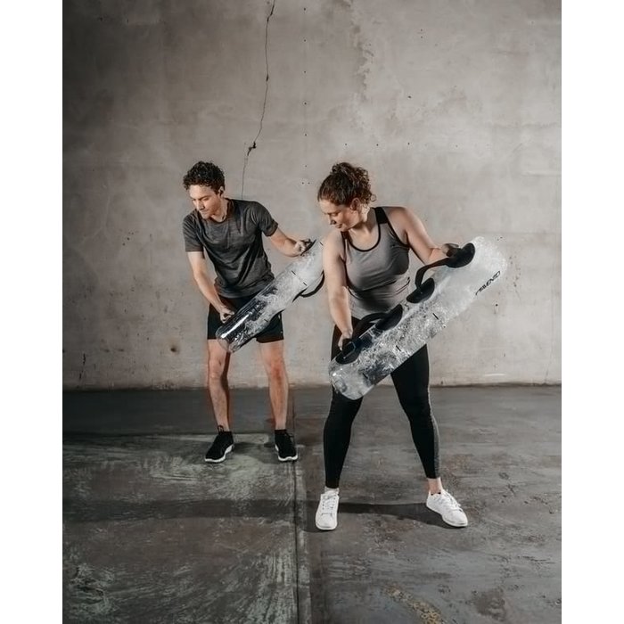 Avento® Avento® - Sac à eau gonflable Multi-trainer • TUBE 14 L /14 KG • Transparent/Noir