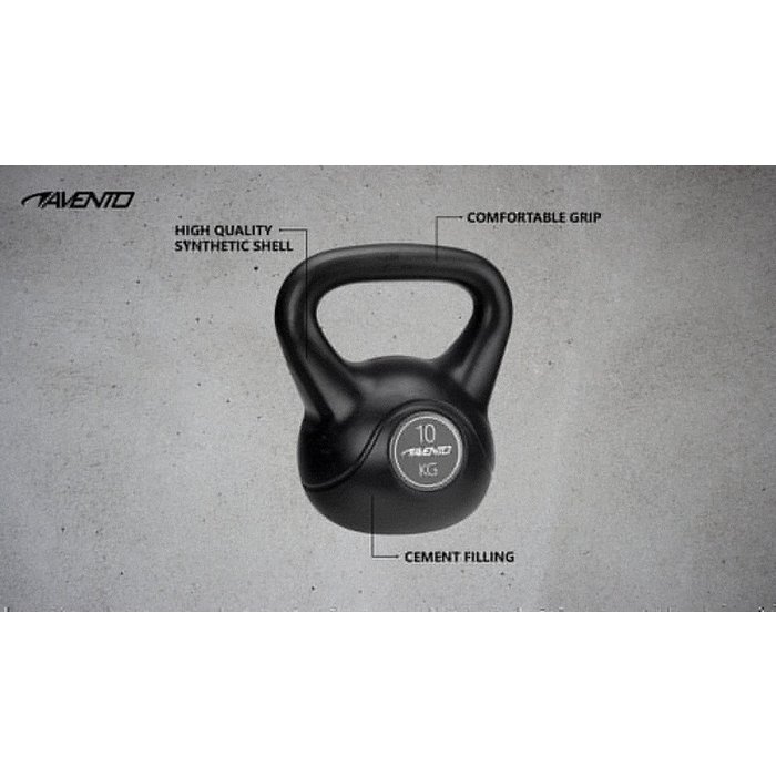 Avento® Avento® - Kettlebell • 10 KG • Zwart