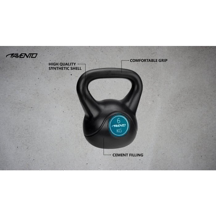 Avento® Avento® - Kettlebell • 6 KG • Black
