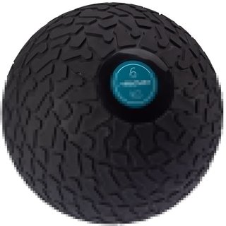 Avento® Slam Ball mit Profil • 6 KG • Schwarz/Blau