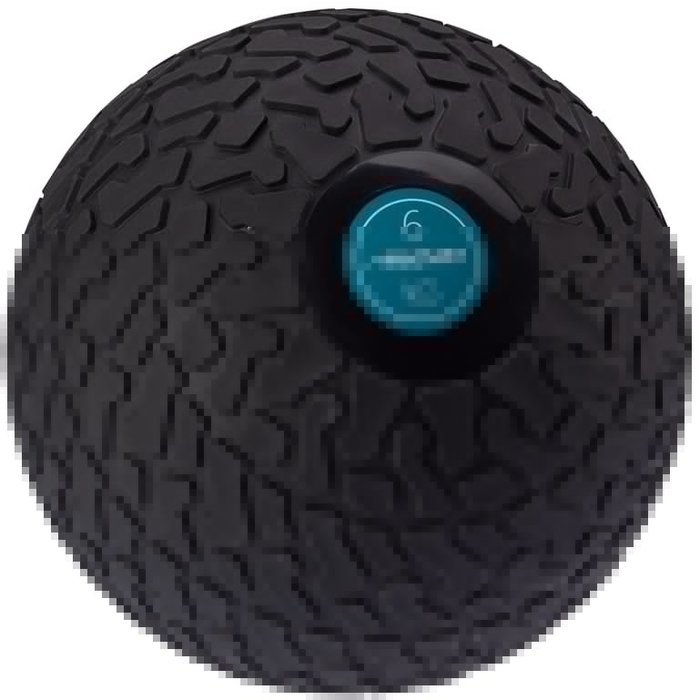 Avento® Avento® - Slam Bal met Profiel • 6 KG • Zwart/Blauw