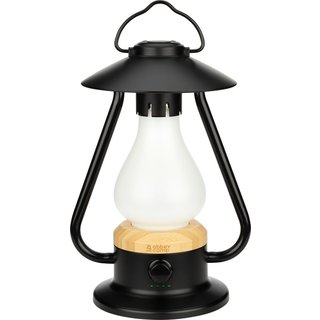 Abbey Camp® LED Laterne Retro Groß • OSLO-279 • Schwartz