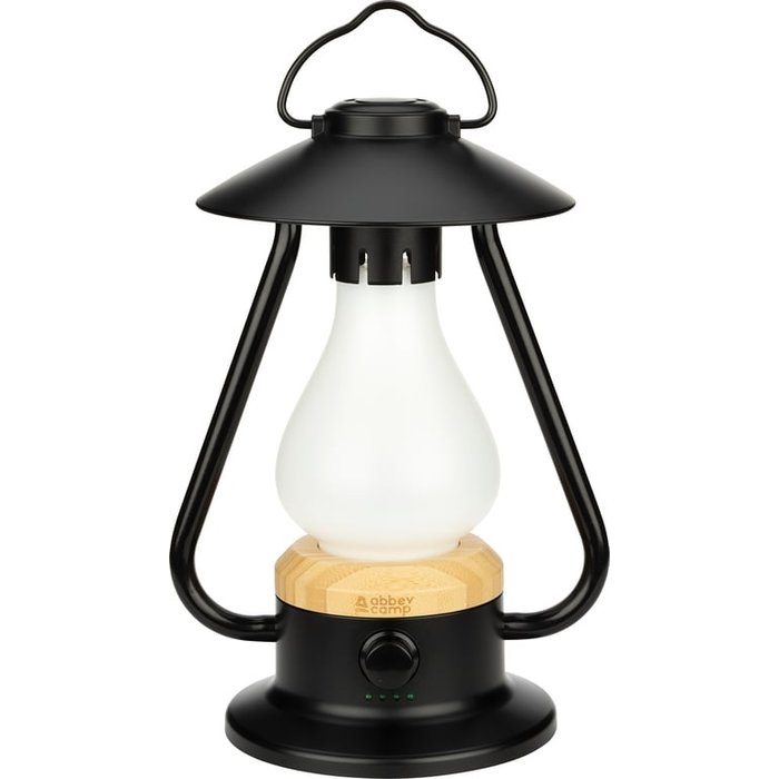 Abbey Camp® Abbey Camp® - LED Lanterne Retro Large • OSLO-279 • Noir