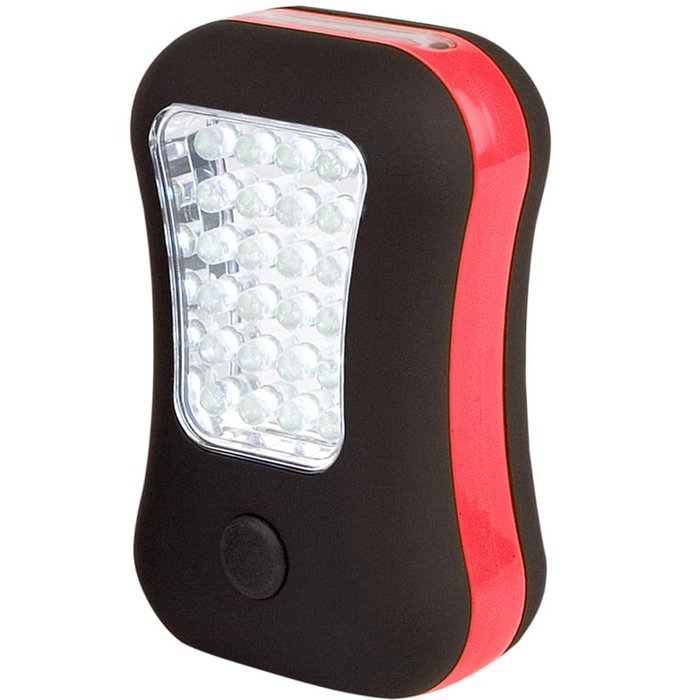 Abbey Camp® Abbey Camp® - Camping Lamp LED 2-in-1 • Rood/Zwart